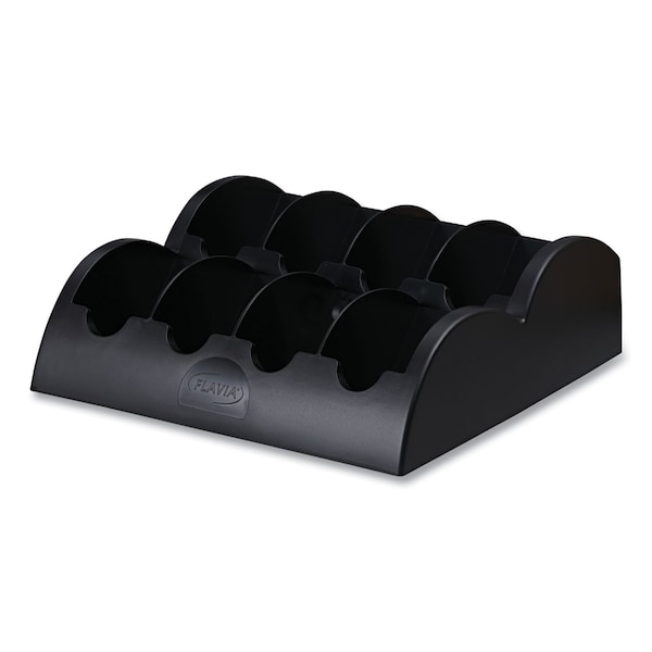 Flavia Small Merchandiser, 8 Compartments, 13.6 x 13 x 4.4, Black 25200000 - main